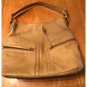 Kenneth Cole Reaction Leather Hobo Handbag